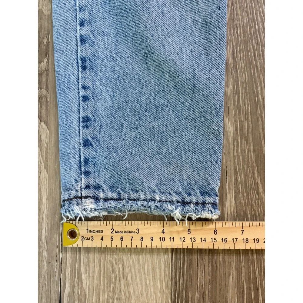 Vintage Levi's Jeans White Tab Men 26x29 Light Wash Tapered USA 90s‎ Rare READ